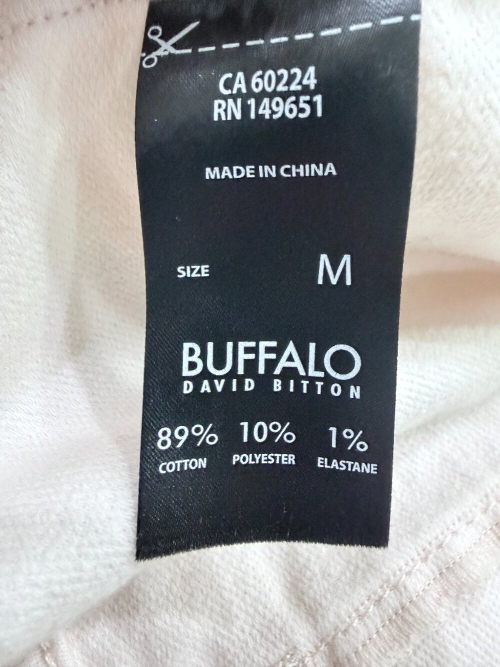 Buffalo David Bitton Blush Pink Stretch Denim Trucker Jacket M - Picture 6 of 16